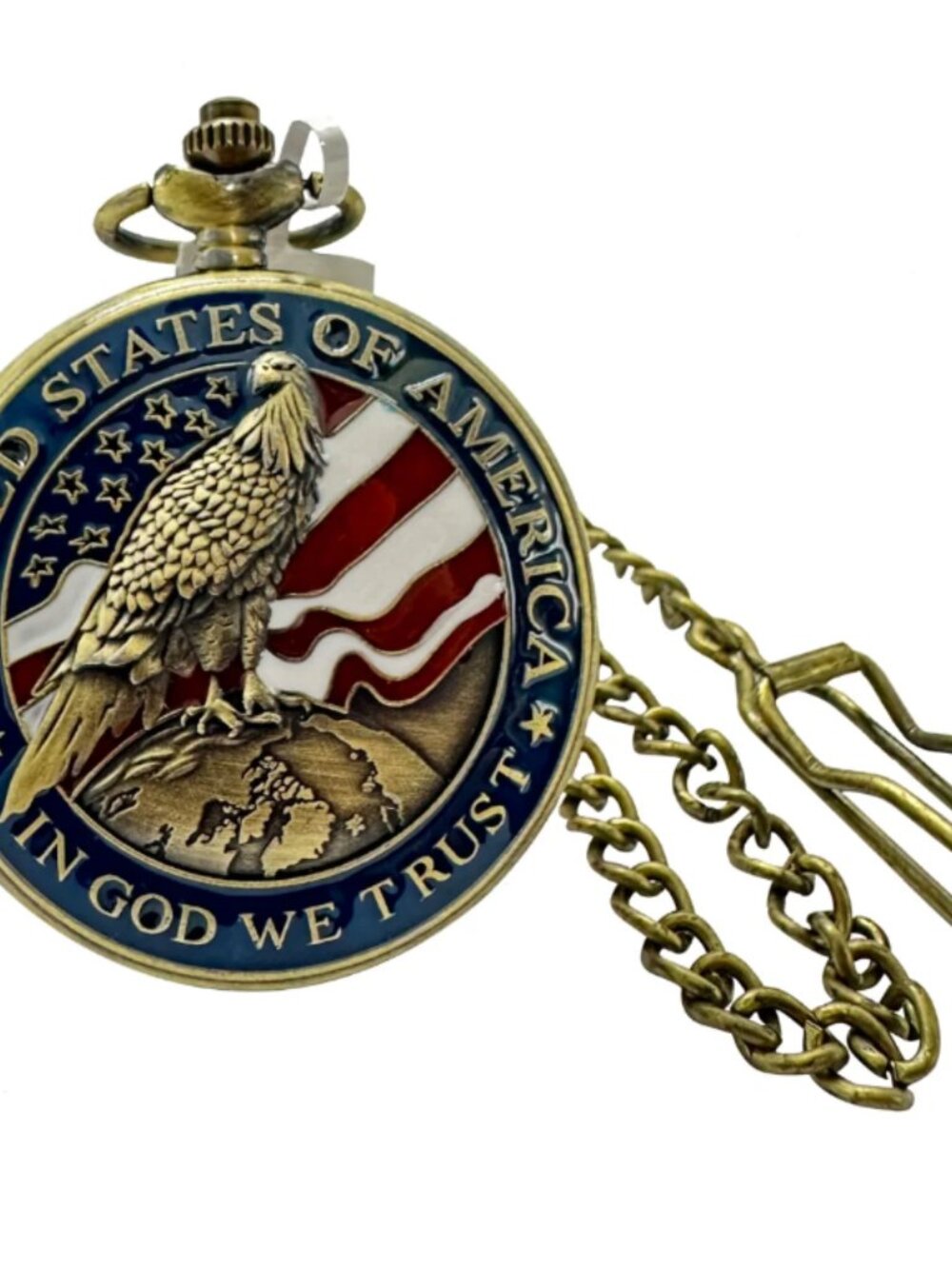 Invicta Vintage Americana Pocket Watch - 47mm. Bronze (49008)